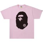 Футболки BAPE Bicolor Big Ape Head Tee 'Pink' 1