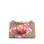 Маленькая сумка на плечо Dionysus Bag Blooms Print GG Coated Canvas 2