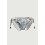 Брюки Wild Hibiscus Cool Coconut с боковыми завязками и сборкой 3