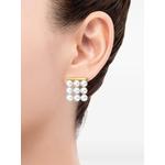 Серьги Collection Line Balance Build из желтого золота с жемчугом 2