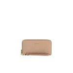 Кошелек Coach Long Zip Around Wallet кремово-персикового цвета CBR67 1