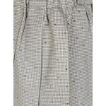 houndstooth-pattern rhinestone-embellished mini skirt 3