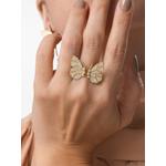 Кольцо Butterfly с бриллиантами 2