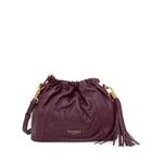 tassel-detail ruched shoulder bag 1