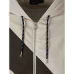 Kalpa diagonal-stripe hooded jacket 3