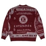 Свитера Supreme Money Sweater 'Burgundy' 2