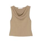 cowl-neck tank top 1