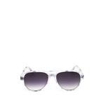 tortoiseshell-effect pilot-frame sunglasses 1