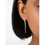 Серьги Needle из желтого золота с бриллиантами 2