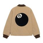 Куртки Stussy 8 Ball Quilted Liner Jacket 'Brown' 2