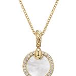 Колье Petite DY Elements из желтого золота с бриллиантами (17.8 мм) 2