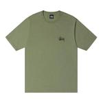 Футболки Stussy Basic Pigment Dyed Tee 'Артишок' 1