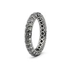 Кольцо Hex Eternity из белого золота с бриллиантами 1