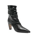 ruched pointed-toe ankle boots 2