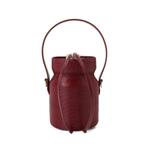mini Kylix woven bucket bag 1