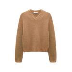 V-neck knitted sweater 1