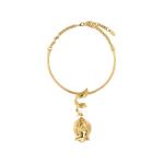 spiral flower pendant necklace 1