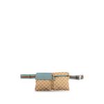 Поясная сумка Double Pocket из канваса с узором GG (2000-2015 годы) 1
