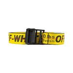 Ремни Off-White Classic Industrial Belt 'Yellow/Black' 1