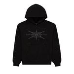 Худи Sp5der Rhinestone Silk Hoodie 'Black' 1