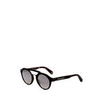 tortoiseshell-effect round-frame sunglasses 1