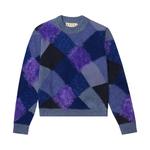 Sweaters Marni Rhombus Jumper With Rhombus Intarsia 'Синий' 2