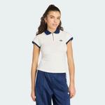 Lifestyle ENGINEERED RIB ПОЛО Женское Белое KS7357 1
