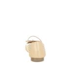 Плетеные балетки с бантом цвета загара 5