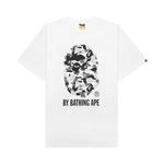 Футболки BAPE ABC Camo By Bathing Ape Tee 'White/Grey' 1