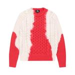 Свитера Stussy Свитер рыбака с тай-дай 'Красный' 1