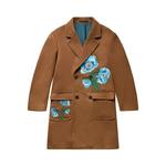 Пальто Awake NY Floral Oversized Overcoat 'Mocha' 1