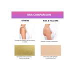 3 Pack Lexi Thick Push Up Stick On Nubra в цвете Nude Бесшовный невидимый многоразовый клейкий бюстгальтер для свадьбы 4