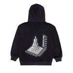 Толстовки на молнии Pleasures Logic Reverse Terry Hoody 'Black' 2