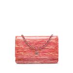 Лакированная сумка через плечо CC Striped Patent Wallet On Chain (2013-2014 годы) 1