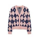 ЖЕНСКИЙ УКОРОЧЕННЫЙ КАРДИГАН ARGYLE MONOGRAM ALL OVER BOSTON RED SOX 2