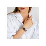 【2 года гарантии】KARL LAGERFELD Paris Collection 21X36mm Женские серебряные и черные квадратные часы-браслет на кварцевом механизме R0553103506 5