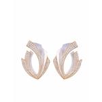 Серьги Mogra Light Blossom C-Clip из желтого золота 1
