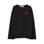 Свитера Comme des Garçons PLAY Red Heart Sweater 'Black' 1