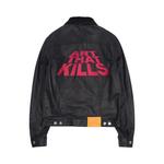 Кожаные куртки Gallery Dept. Atk Calf Hair Trimmed Leather Jacket 'Black' 2
