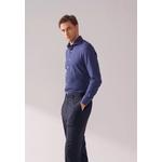 Темно-синяя и белая текстурированная рубашка slim fit 4