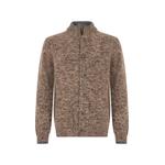 textured-knit button-up cardigan 1