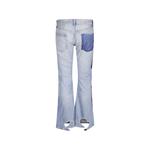 patchwork distressed jeans 2