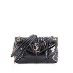 Loulou Puffer Quilted Patent Small shoulder bag 1