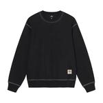 Свитера Stussy Contrast Stitch Label Crew 'Black' 1