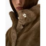 faux-fur high-neck jacket 6