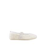 Vienna shearling-effect ballet flats 1