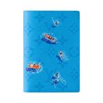 Путешествия Louis Vuitton Passport Cover 'Pool Blue Monogram Canvas' 1