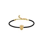 [СПЕЦИАЛЬНОЕ] LITZ 999 (24K) Золотая собака знака зодиака с браслетом-веревкой EPC1159-B-B (0,27 г+/-) 1