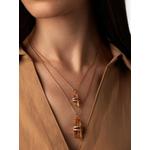 medium Elemental diamond and watermelon tourmaline pendant necklace 2