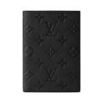 Дорожные аксессуары Louis Vuitton Passport Cover 'Черный Monogram Embossed Empreinte Cowhide Leather' 1